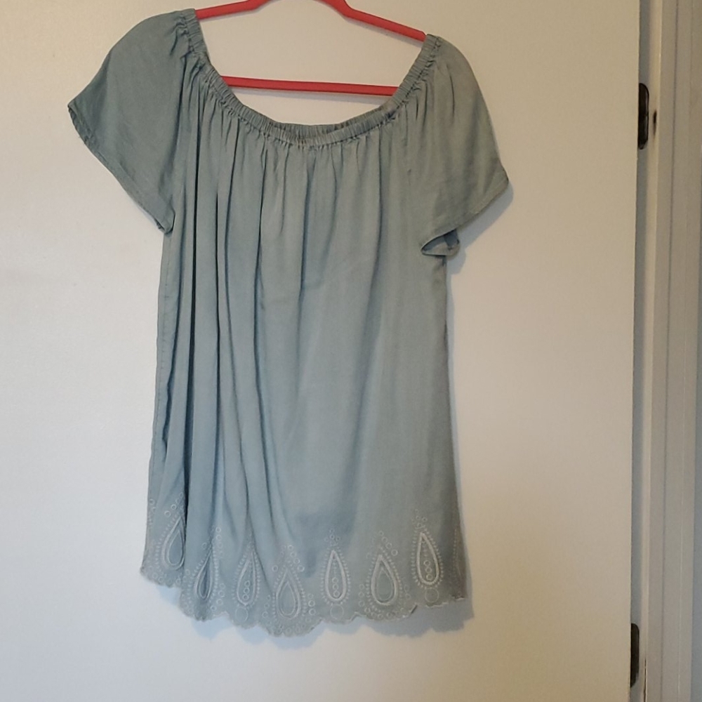 Off the shoulder blouse